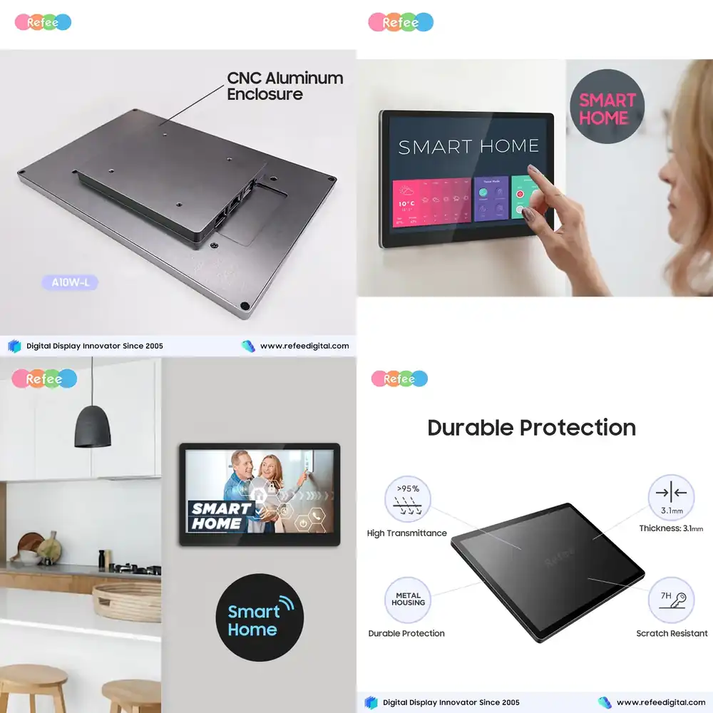 Smart Home Wifi - Android WiFiタッチスクリーンスマートホームディスプレイLCDスクリーン