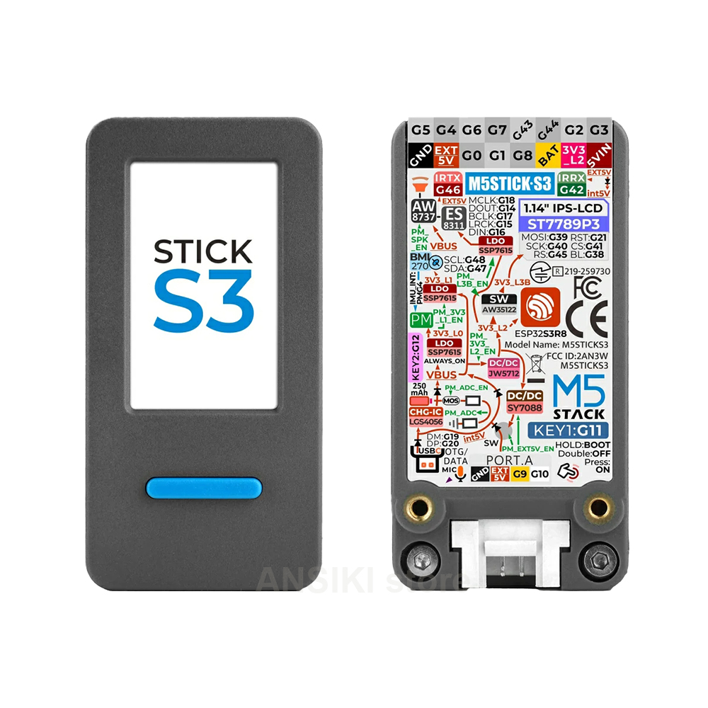 Smart Home Matter - M5Stack M5StickS3 ESP32-S3 IoT開発キット、IoT制御スマートホームアプリケーション用の画面付きポータブルキット