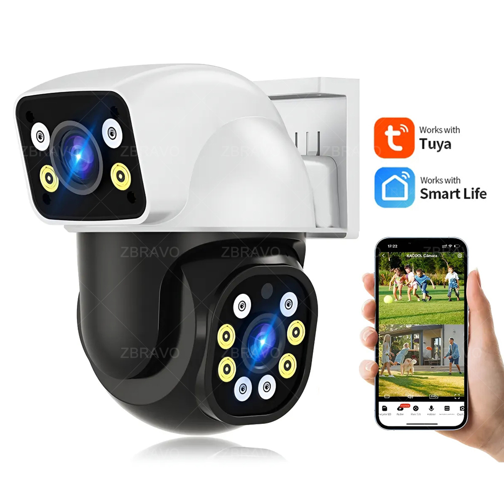 Smart Home Network - Smartlife 8MP WiFi Tuya 屋外カメラ ミニ