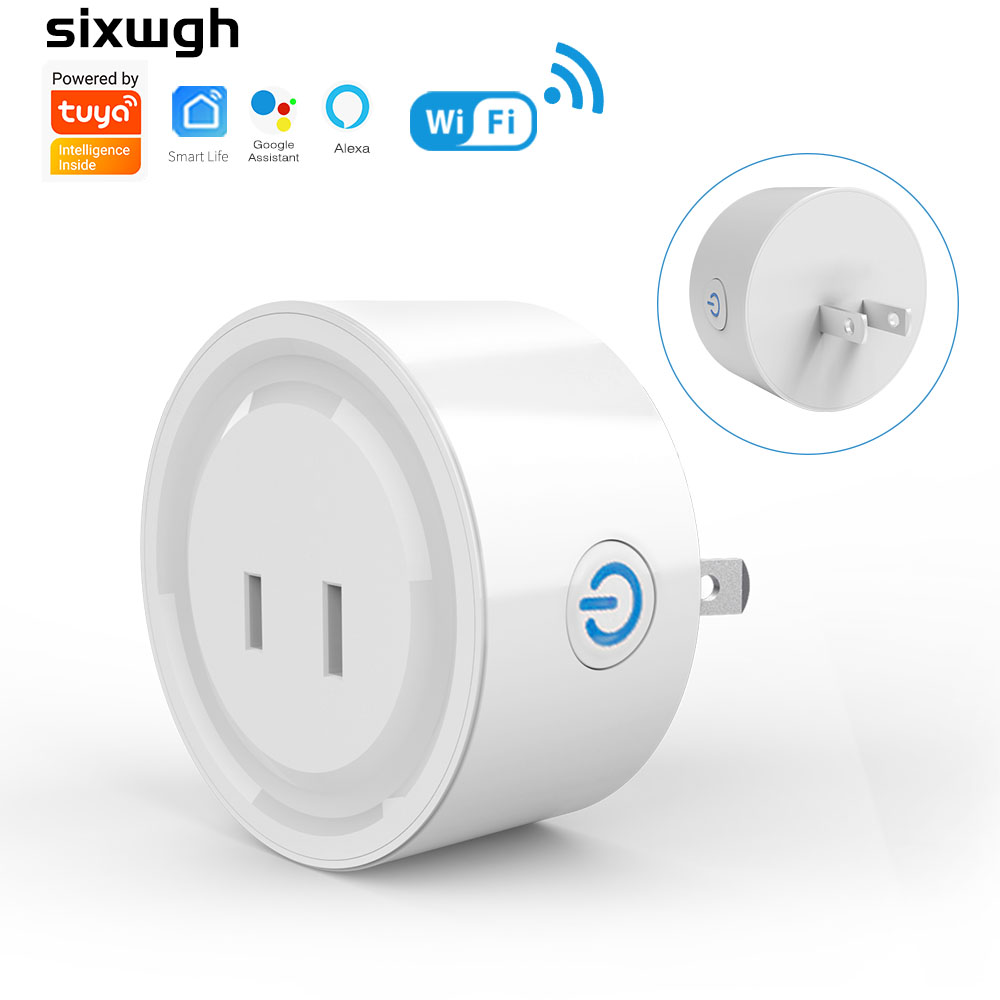 Smart Home Japan - SIXWGH Tuya WIFI 日本プラグアダプター 2 ピンミニ