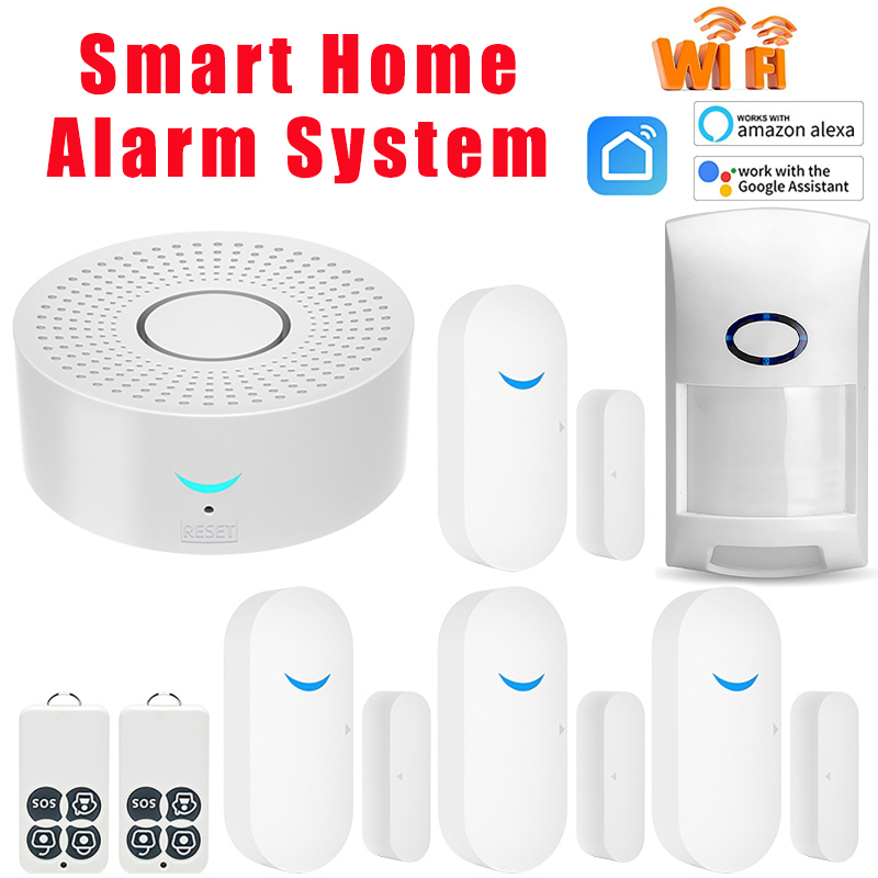 Door Window Sensor - 433MHz スマートホーム Tuya WiFi ドアセンサー 120dB