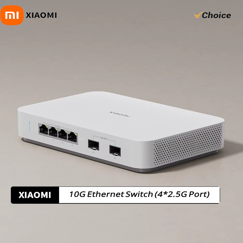 Smart Home Hub 2 - 新しい Xiaomi 10G イーサネット スイッチ 4×2.5G+2×10GMbps