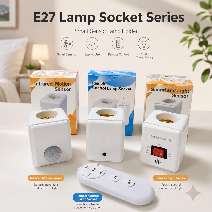Pir Motion Sensor - EU/米国プラグ E27 PIR モーションセンサー LED スイッチランプベース