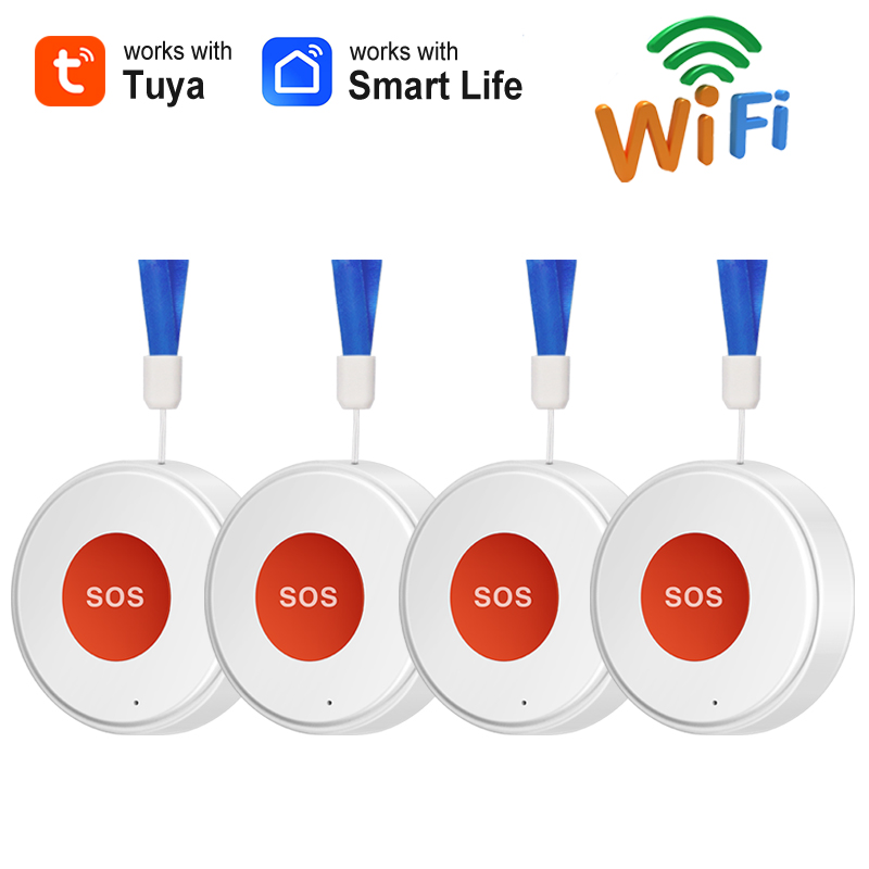 Smart Home Network - スマートライフアプリ WiFi SOS緊急ボタン Tuyaホームセキュリティ 高齢者/子供向け ワンクリックコールヘルプアラーム
