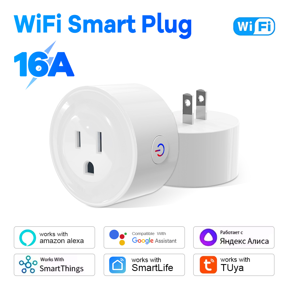 Smart Home Japan - Tuya Wifi 日本スマートプラグ 16A アプリ音声制御電源モニター過負荷保護タイマーカウントダウン日本プラグ電気ソケット