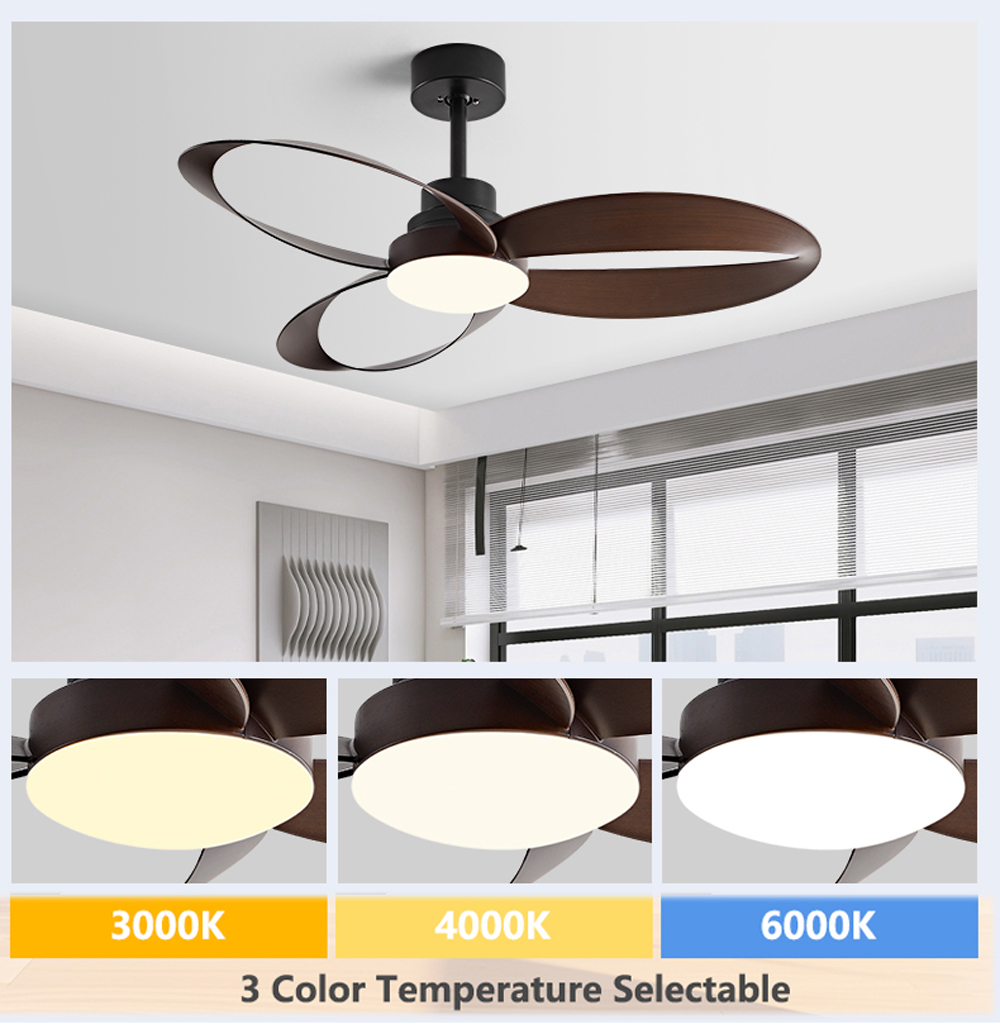 42/52 インチ天井ファン 3 ブレードヴィンテージ工業用 - Smart Ceiling Fan のレビューと価格