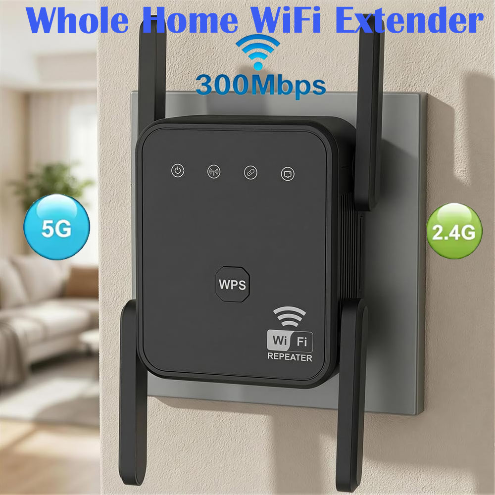 2026年新型WiFiリピーター 300Mbps 2.4GH - Smart Home Network のレビューと価格