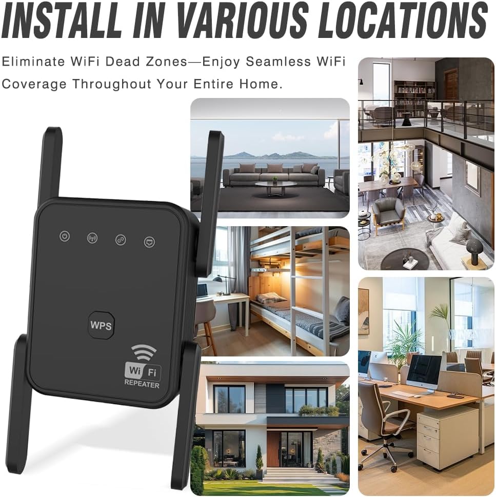 2026年新型WiFiリピーター 300Mbps 2.4GH - Smart Home Network のレビューと価格