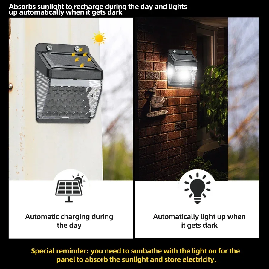 LED ソーラーライト PIR モーションセンサーウォールラ - Pir Motion Sensor のレビューと価格