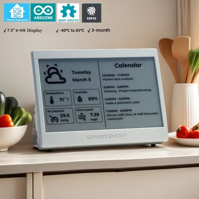 XIAO ESP32 ePaper パネル 7.5 インチス - Smart Home Arduino のレビューと価格