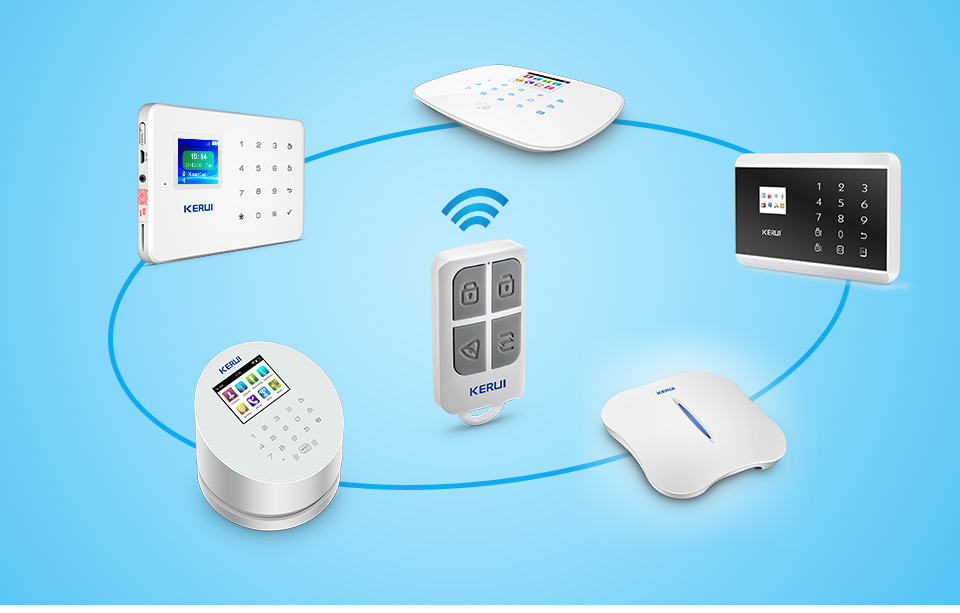 Kerui-ポータブルワイヤレスリモコン,高速,4ボタン,w - Smart Home Network のレビューと価格