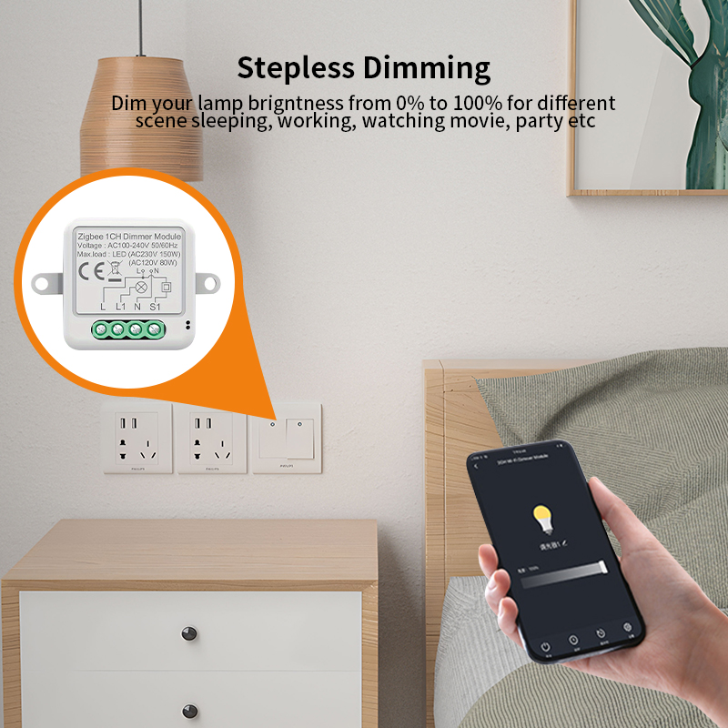 Tuya Zigbee スマート調光スイッチモジュールは 2 - Smart Home Hub 2 のレビューと価格