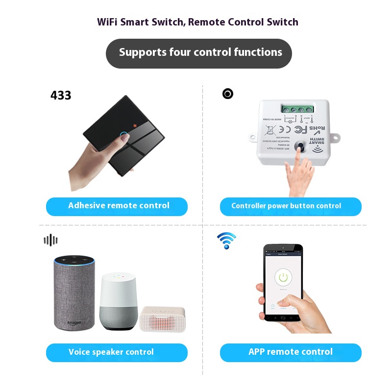 Tuya スマートスイッチオフデバイスは、ワイヤレスタッチ、 - Smart Home Switch のレビューと価格