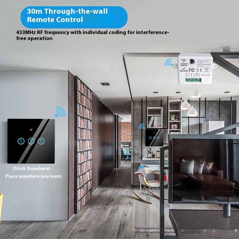 Tuya スマートスイッチオフデバイスは、ワイヤレスタッチ、 - Smart Home Switch のレビューと価格