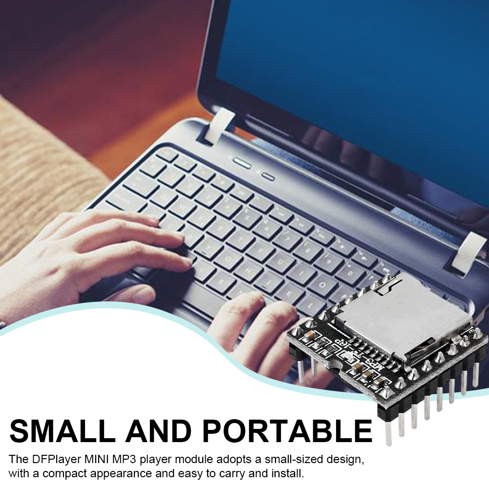 DFPlayer Mini MP3プレーヤーモジュール V3 - Smart Home Arduino のレビューと価格