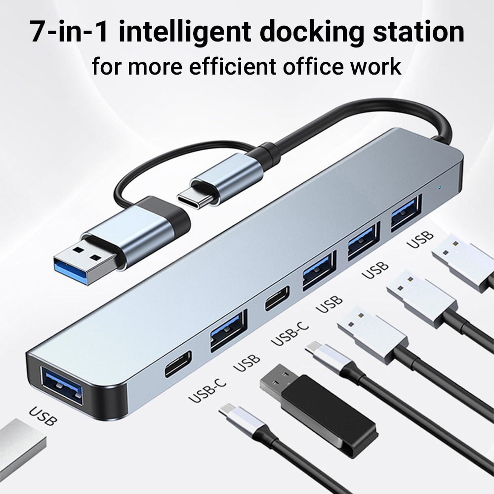 7 in 2 USB C ハブ拡張マルチポートアダプター タ - Smart Home Hub 2 のレビューと価格
