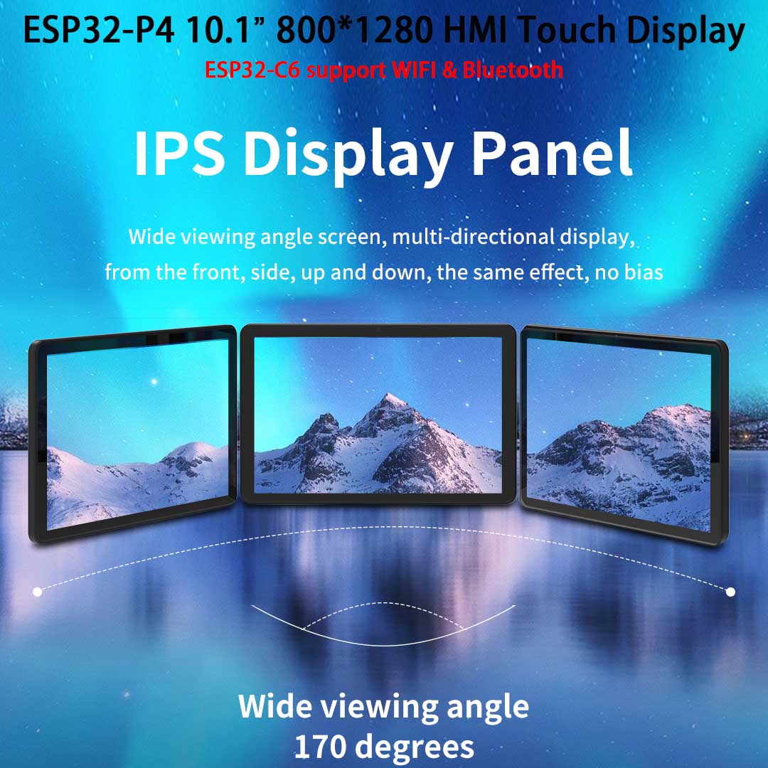 ESP32-P4 10.1 インチ 800*1280 IPS - Smart Home Arduino のレビューと価格