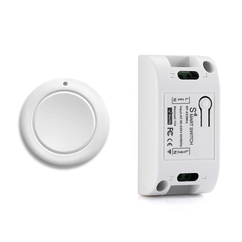 スマートホームワイヤレスライトスイッチ RF 433 MHz - Smart Home Switch のレビューと価格