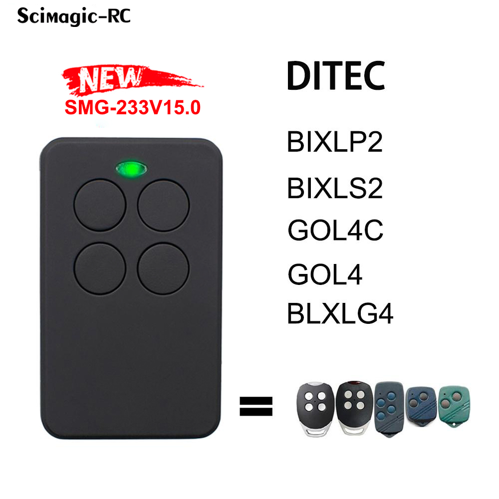 Ditec-ガレージドアリモコン、ローリングコード、固定コマ - Smart Garage Door Opener のレビューと価格