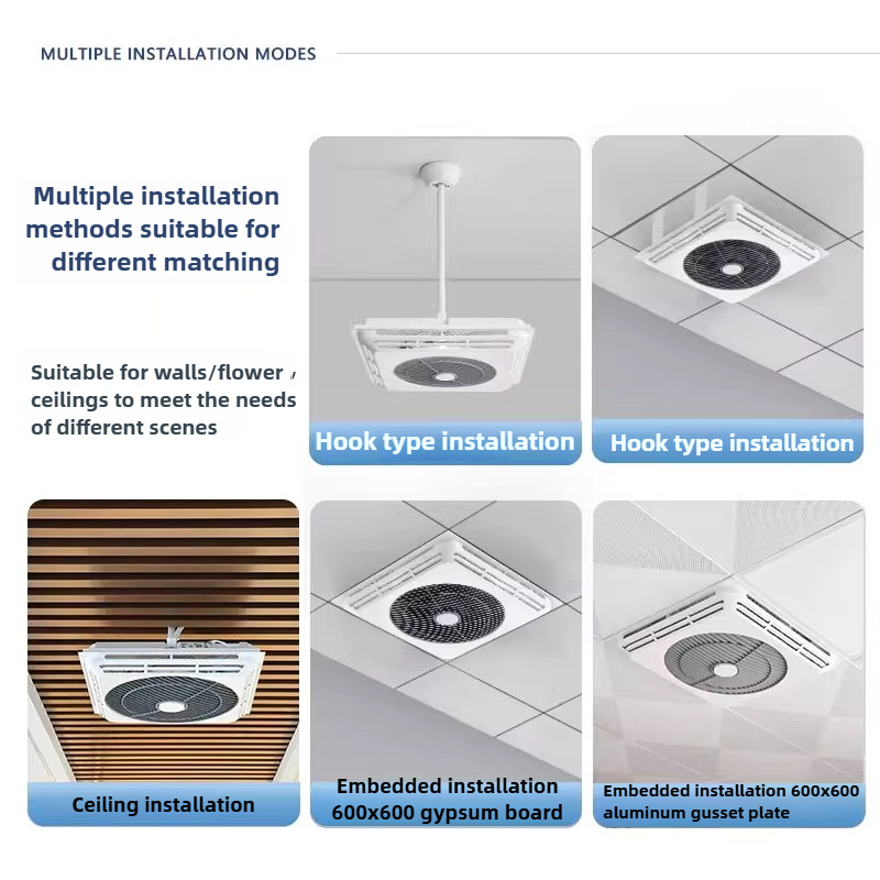 新型インテリジェントブレードレス天井循環ファンライト、調光可 - Smart Ceiling Fan のレビューと価格