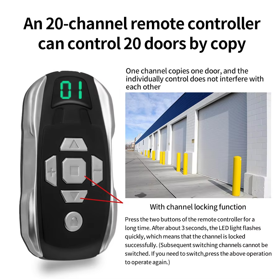 20 in 1 ユニバーサルガレージドアリモコンクローンマル - Smart Garage Door Opener のレビューと価格