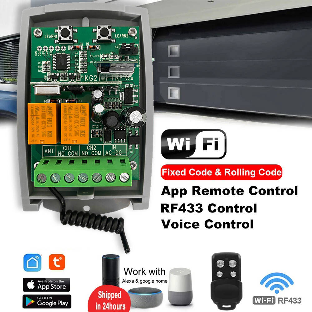 ガレージドアリモコン,wifi,スマートライフ,ユニバーサル - Smart Garage Door Opener のレビューと価格