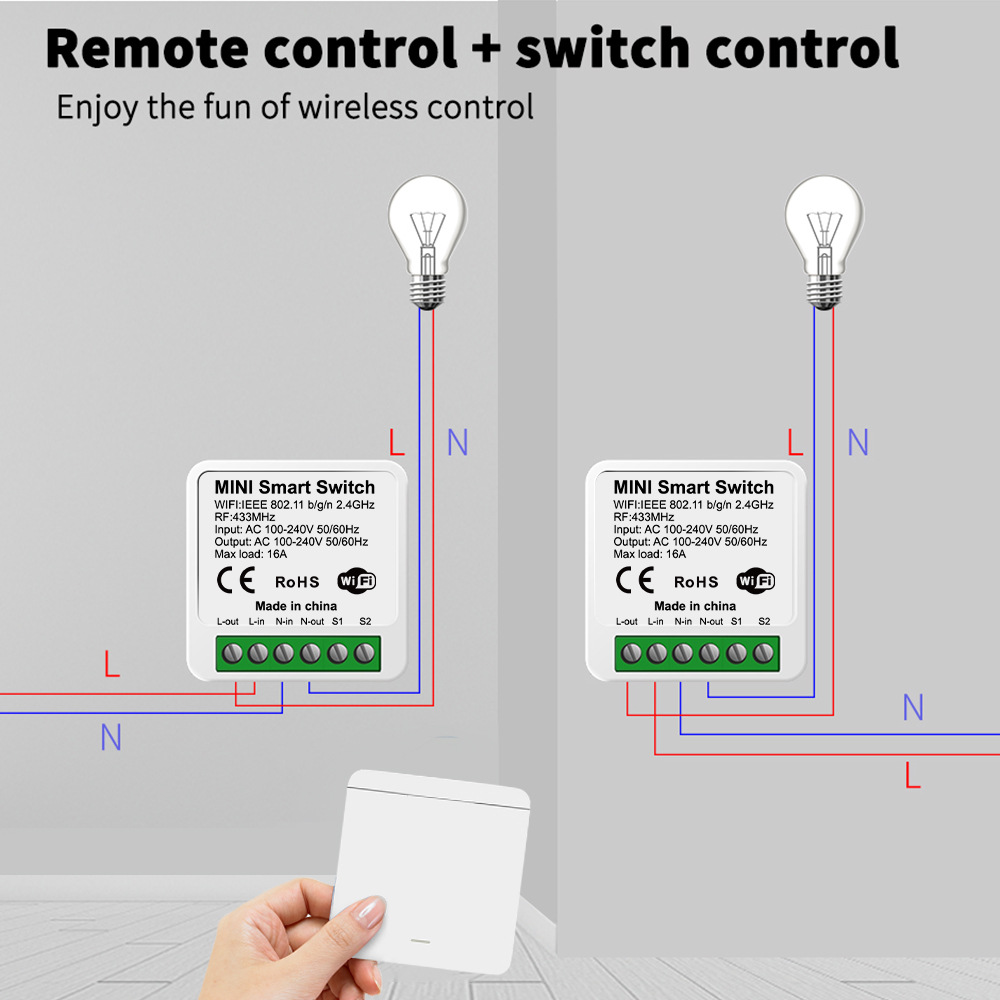 Tuya WiFiスマートライトスイッチ スマートホーム ワ - Smart Home Matter のレビューと価格