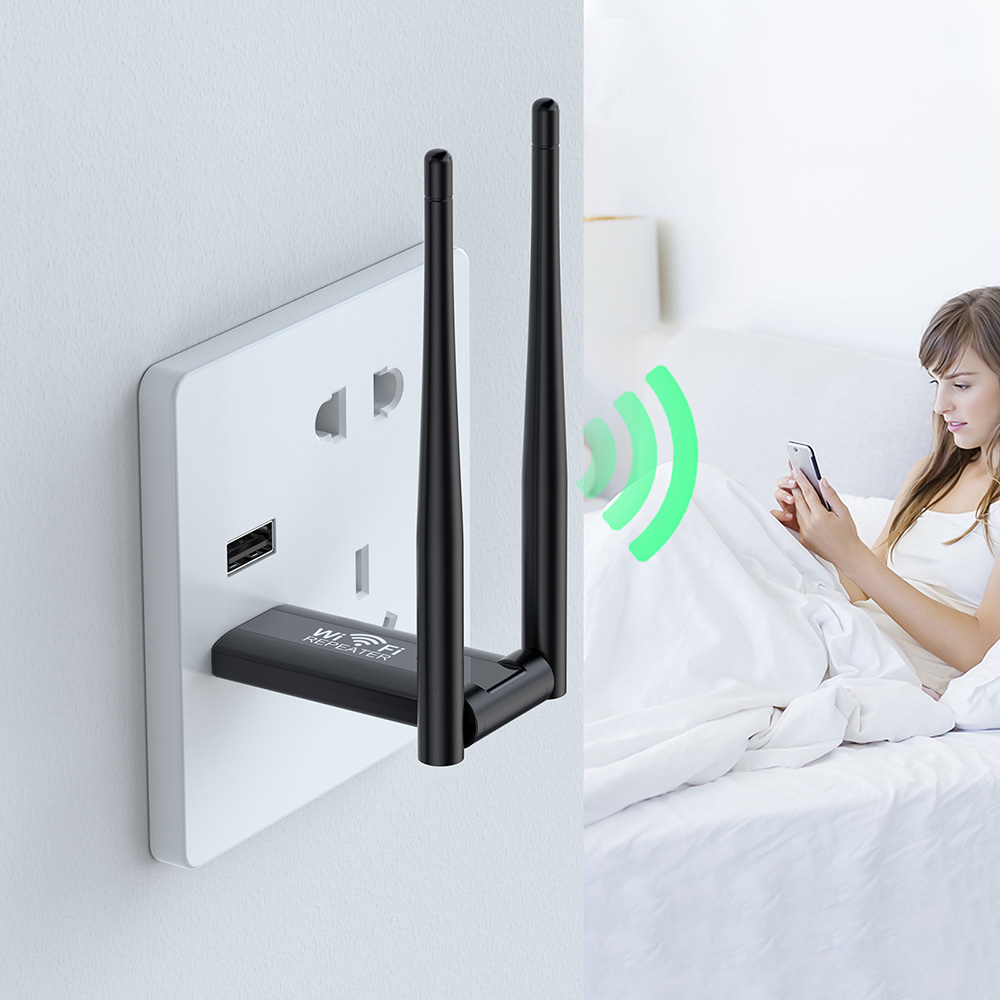 300Mbps ワイヤレス WiFi リピーター 2.4G  - Smart Home Network のレビューと価格