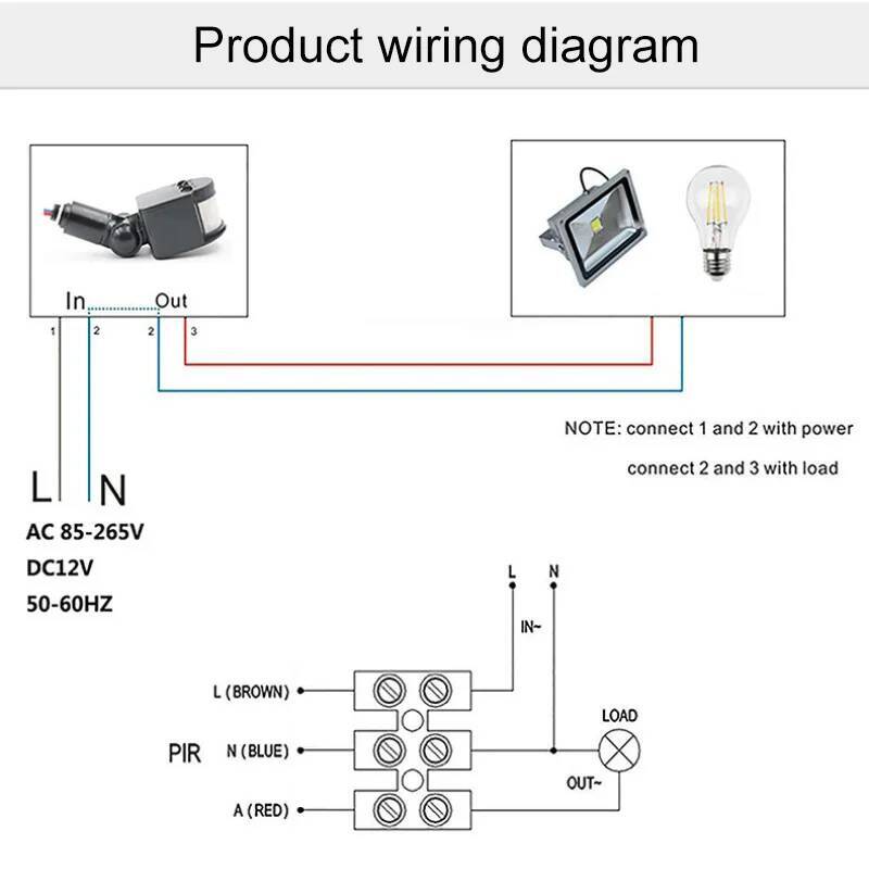 モーションセンサー PIR スイッチ光感知スイッチセンサー  - Pir Motion Sensor のレビューと価格