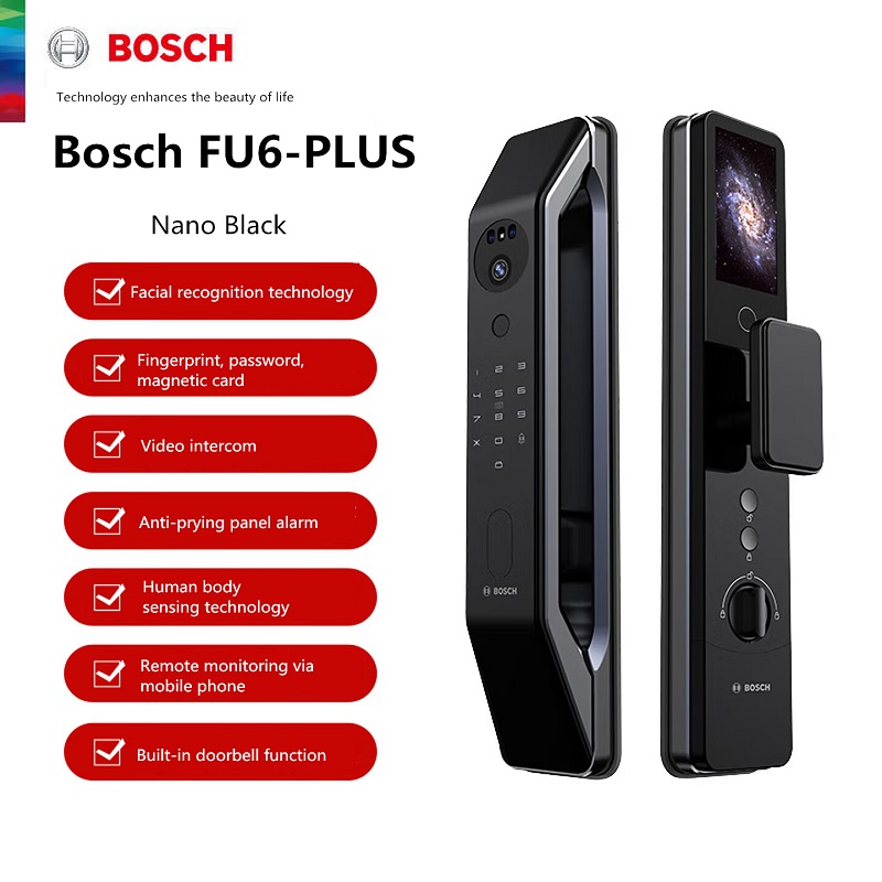 ボッシュ FU6 プラス スマートドアロック 顔認証電子指紋 - Smart Home Bosch のレビューと価格