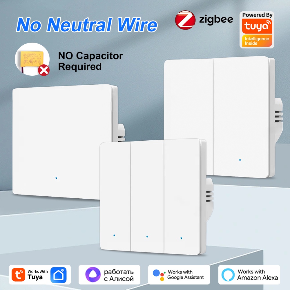 スマートライフ ZigBee プッシュボタンスイッチ 1/2 - Smart Home Life のレビューと価格