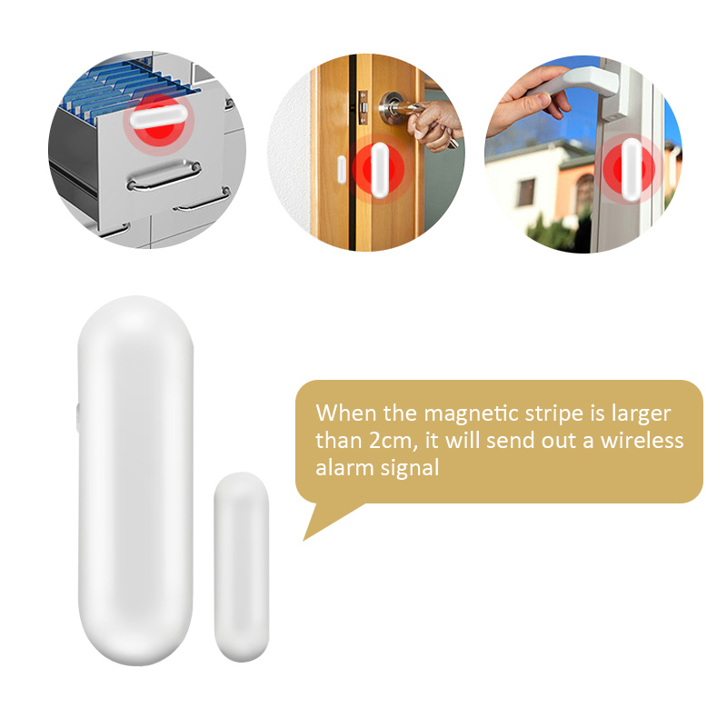 MD-211R ワイヤレス 433/868MHz 警報システ - Door Window Sensor のレビューと価格