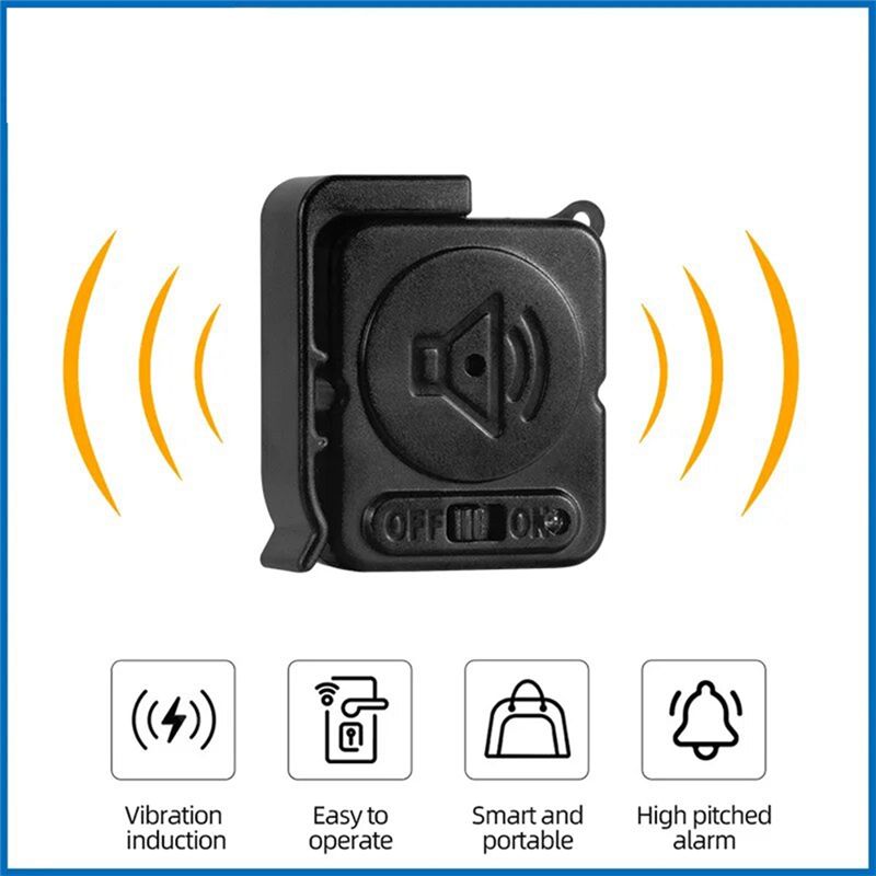 フル振動アラームセンサー 120dB 超薄型検知器 家庭用窓 - Door Window Sensor のレビューと価格