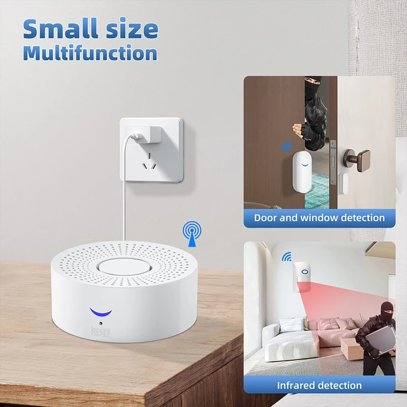 433MHz スマートホーム Tuya WiFi ドアセンサ - Door Window Sensor のレビューと価格