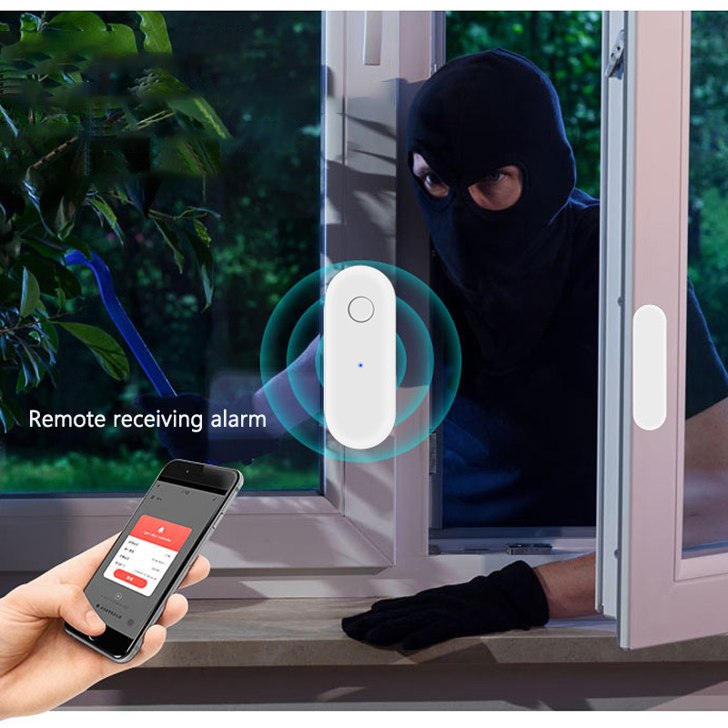 リモート受信アラーム Wi-Fi インテリジェントドア磁気検 - Door Window Sensor のレビューと価格