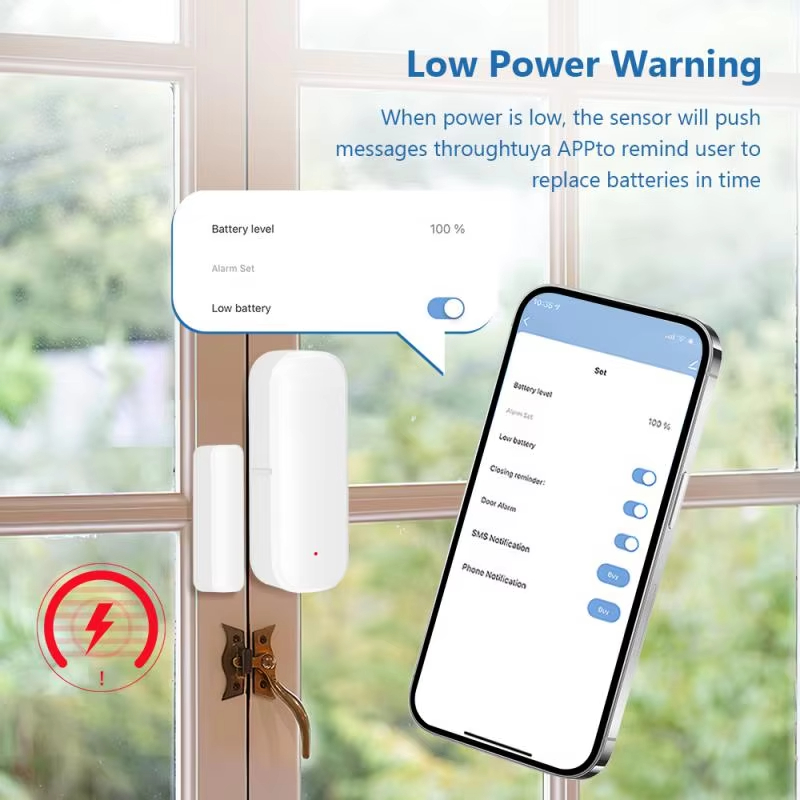 ZigBee ドア窓センサーゲート開閉検出器 Tuya スマ - Door Window Sensor のレビューと価格