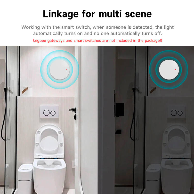 Tuya Zigbee 3.0 24GHz MmWave 人 - Pir Motion Sensor のレビューと価格