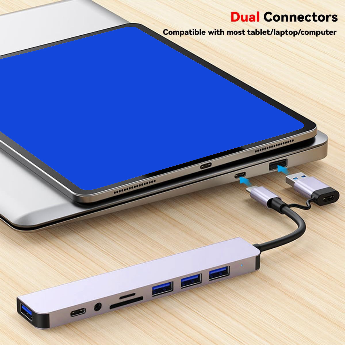 8in2 USB Cハブ拡張マルチポートアダプター タイプC - Smart Home Hub 2 のレビューと価格