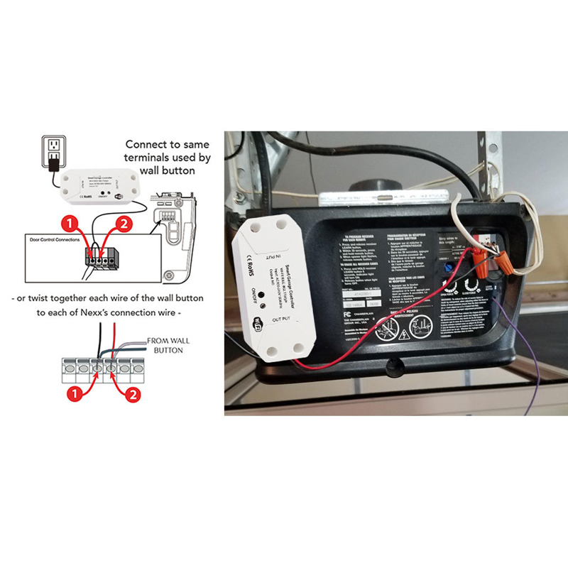 Tuya-ガレージドア用の接続されたガレージオープナーコント - Smart Garage Door Opener のレビューと価格