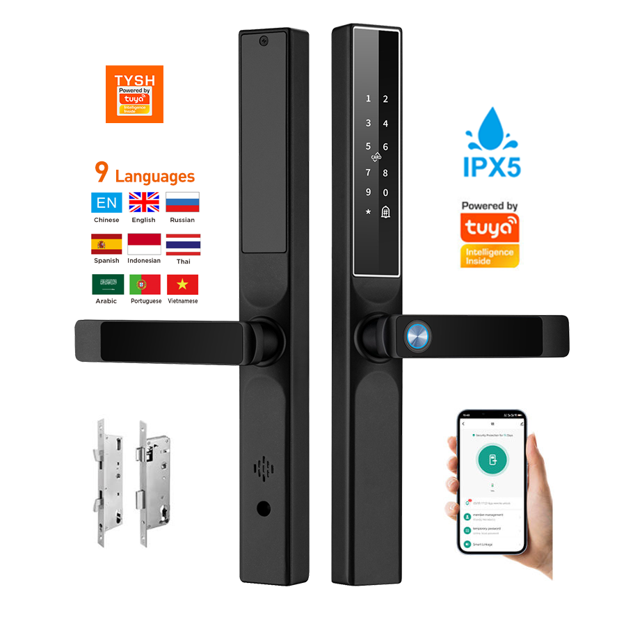 Tuyaアプリ対応 指紋認証 ドアロック コードカードキー  - Smart Home Network のレビューと価格