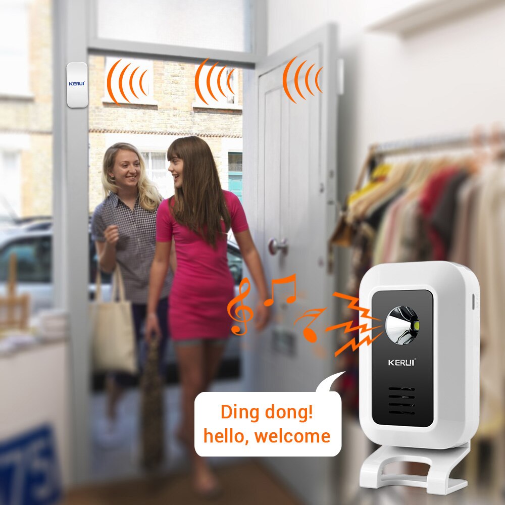 Kerui m7モーションセンサーセキュリティアラーム32曲 - Door Window Sensor のレビューと価格