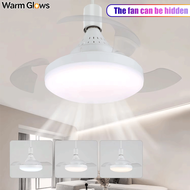 照明とリモコン付きシーリングファン、隠し格納式ブレード、静か - Smart Ceiling Fan のレビューと価格