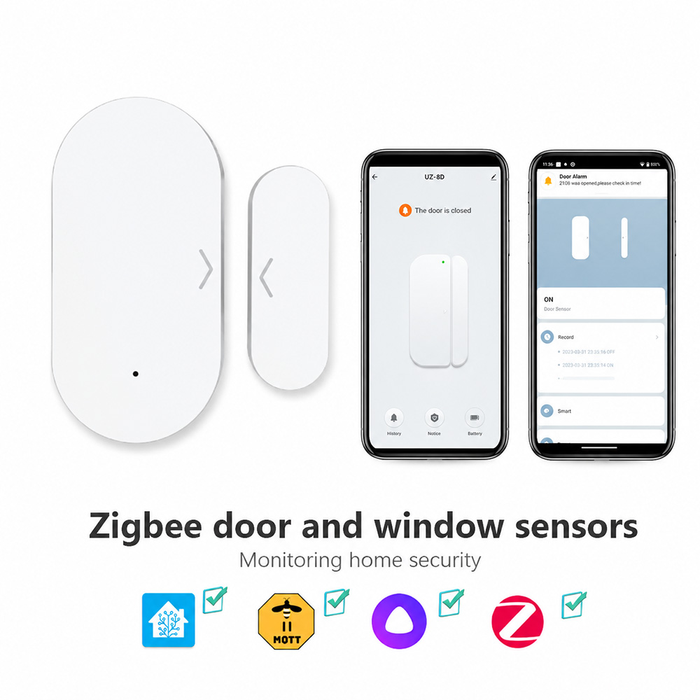 Zigbee 3.0 ドア・窓センサー 磁気接点 スマートホ - Door Window Sensor のレビューと価格