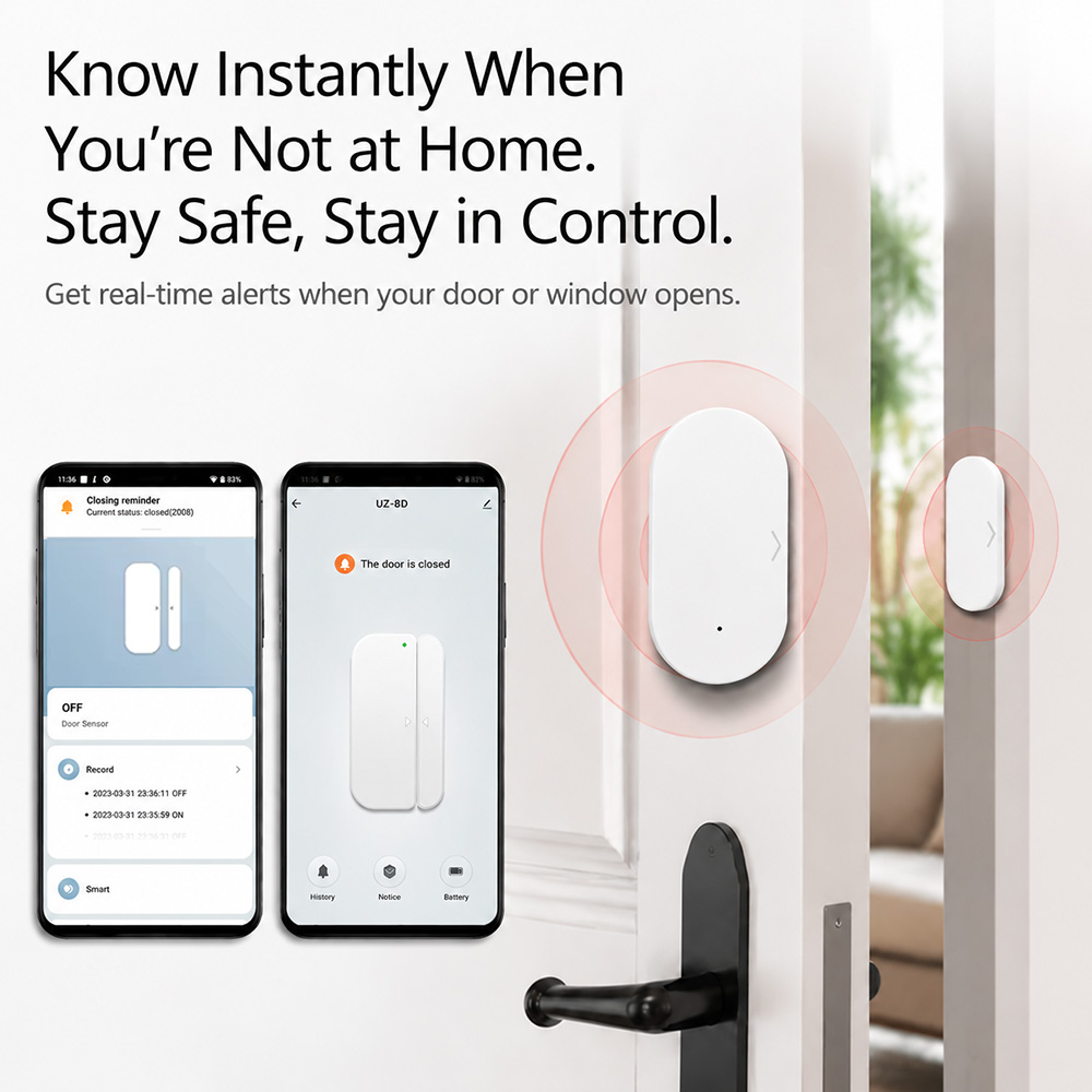 Zigbee 3.0 ドア・窓センサー 磁気接点 スマートホ - Door Window Sensor のレビューと価格
