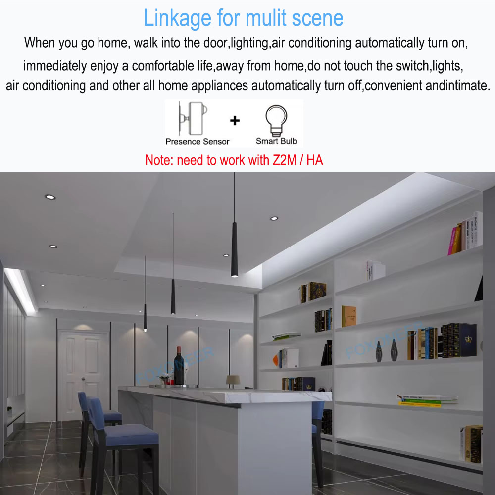 スマート Zigbee 人存在検出器、輝度/距離検出、スマー - Pir Motion Sensor のレビューと価格
