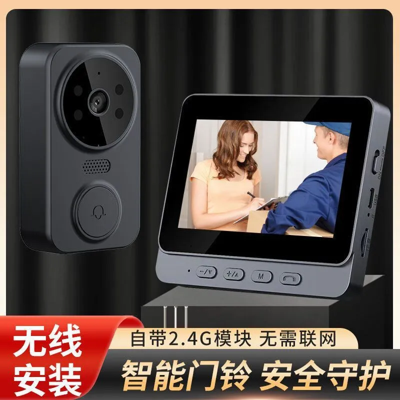 スマートワイヤレスビデオドアベルカメラ HD 盗難防止覗き穴 - Smart Home Video Doorbell Installation のレビューと価格