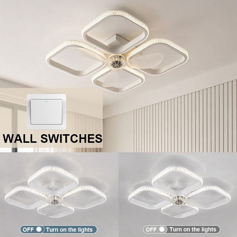 スマートLEDシーリングファンライト、リモコン付き、省エネ、 - Smart Ceiling Fan のレビューと価格