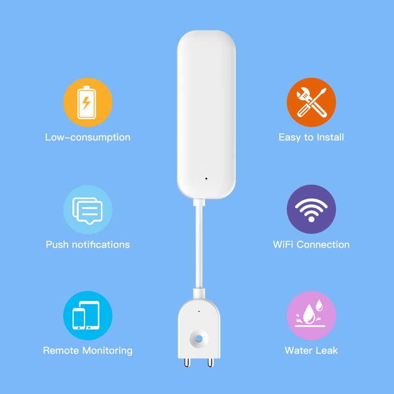 Tuya WiFi ZigBee 水センサー漏れ警報洪水漏水 - Smart Home Network のレビューと価格