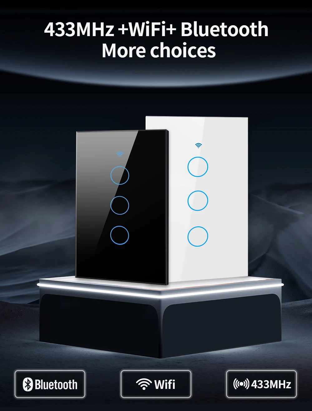 Tnce-WiFi, Zigbee,インテリジェントタッチウ - Smart Home Switch のレビューと価格