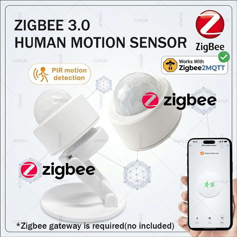 Zigbee 3.0 ミニ PIR モーションセンサー人体赤 - Pir Motion Sensor のレビューと価格